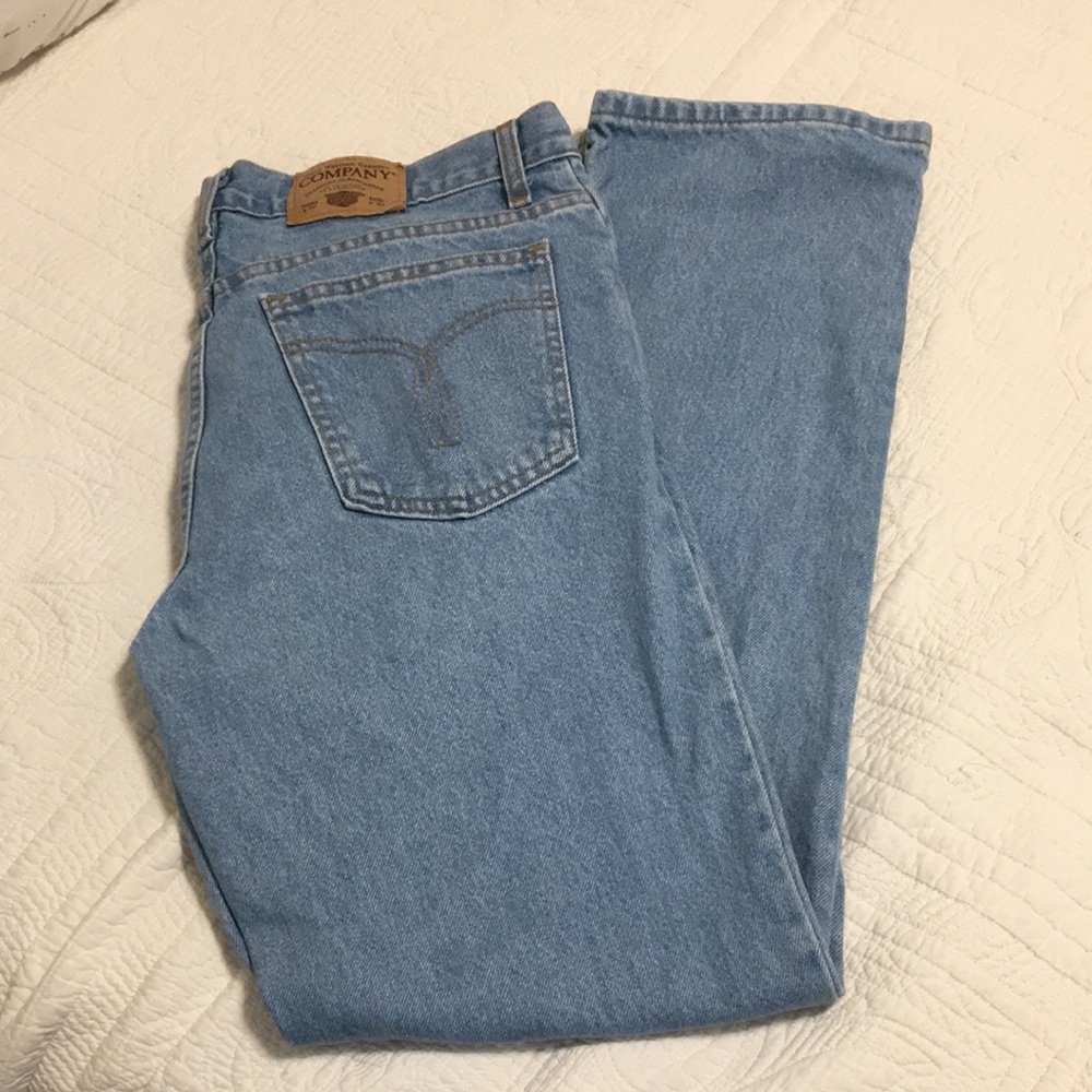 Vintage Great Western Garment Co. Men's Light Blue Jeans Size 32
